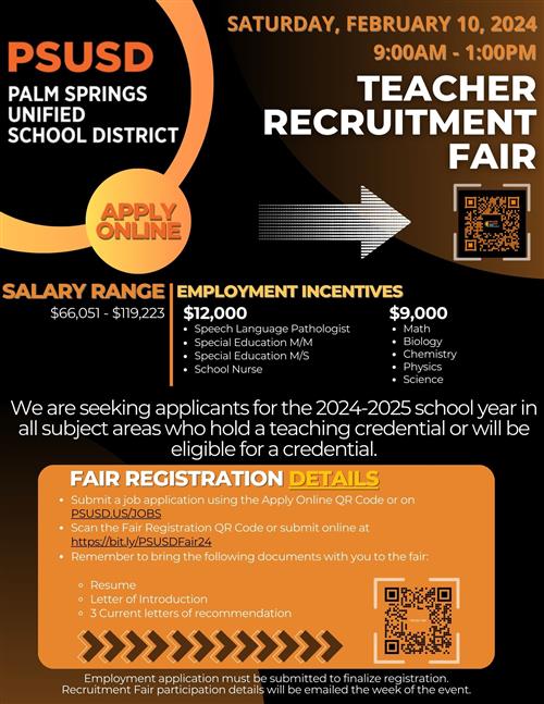 PSUSD Recruitment Fair 2024